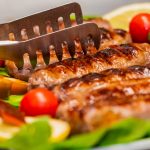 La salsicce alla brace